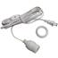 White Lantern Power Cord & Light Socket Set - Standard Base