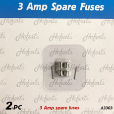 3 AMP/120V Miniature String Light Set Replacement Fuses - 2 Pack