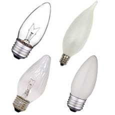 Torpedo/Flame Light Bulbs
