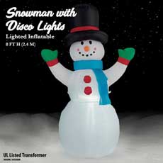8 FT Inflatable SNOWMAN 929950