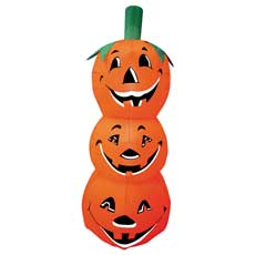 8' InflatableL PUMPKIN STACK 935582