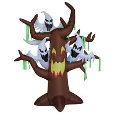 6' Inflatable TREE with GHOST 958237