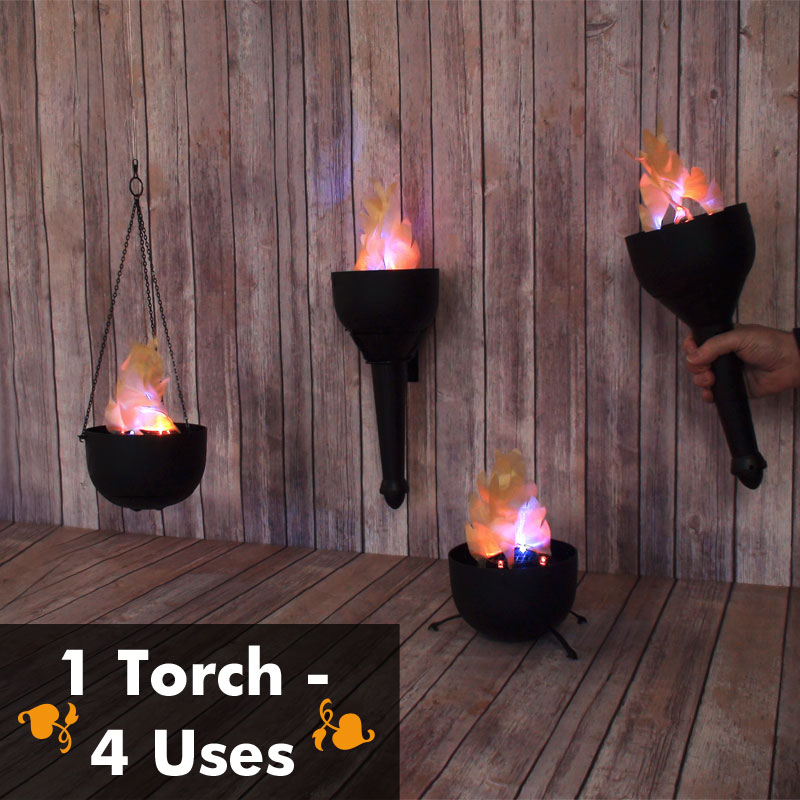 battery operated flame torch 4 in 1 duracell torch light