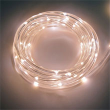 Battery Operated Led Rope Lights Warm White Led Rope Light Battery Multi Function Timer 15 Feet