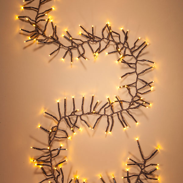 10 Ft Brown Wire Led Garland Lights Warm White Warm White Led Garland Lights 10 Ft Brown Wire Gc2366060