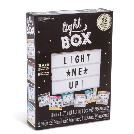 LED Light Box Sign - 8.5