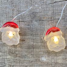 Santa Claus Christmas Fairy Lights - Battery Operated C5537-SANTA