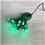 15 Little Lites LED Battery Operated Stringlight Strand - 15 Green Micro Lites BS-53400