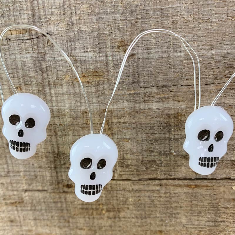 Skull string lights deals