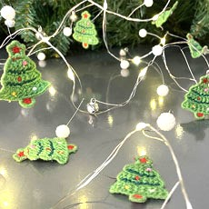 Micro LED String Lights - Christmas Trees - Battery Powered KM486486-CT