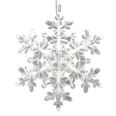 LED Snowflake Holiday Decoration - Battery Operated 856326