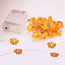 Bumble Bee LED Micro String Lights - Battery Operated  PF-600319