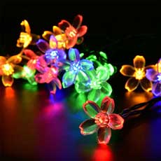 20 LED Fairy Light Multicolor Cherry Blossom – Battery Operated  PF-600321