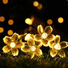20 LED Fairy Light Warm White Cherry Blossom – Battery Operated  PF-600322