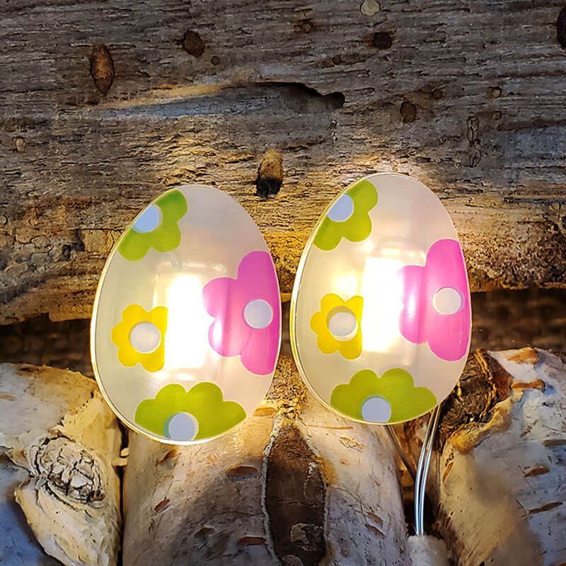 Easter led string lights battery operated Easter chick