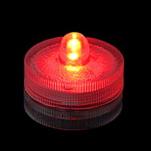 Red LED Waterproof Submersible Lights - 4 Pack FOR-SUB1R