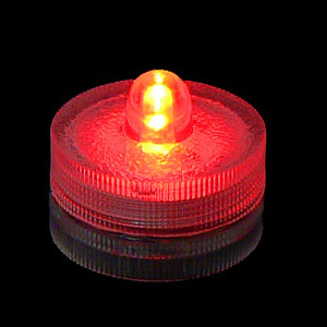 Red LED Waterproof Submersible Lights - 4 Pack FOR-SUB1R