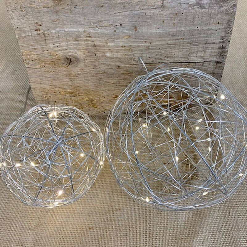 Silver Wire Sphere Lights GC2499070