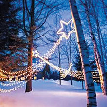 Shooting Star Christmas Party String Lights
