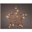 Rattan Star Battery Operated 16 LED Bulbs - Warm White