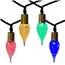Multi-Function LED Vintage Lights 180-Bulbs - Green Wire - Multi-Color