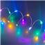 Micro LED String Lights 60-Bulbs Silver Wire - Soft Multi-Color KM487273