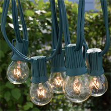 25' C9 Clear Globe String Light Strand