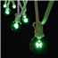 25' White Light Strand - C7 Green Globe Lights    