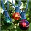25' C7 Red, Green, Amber Globe String Lights