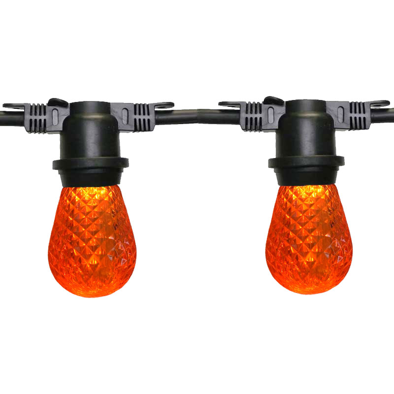 Amber LED Heavy Duty String Lights