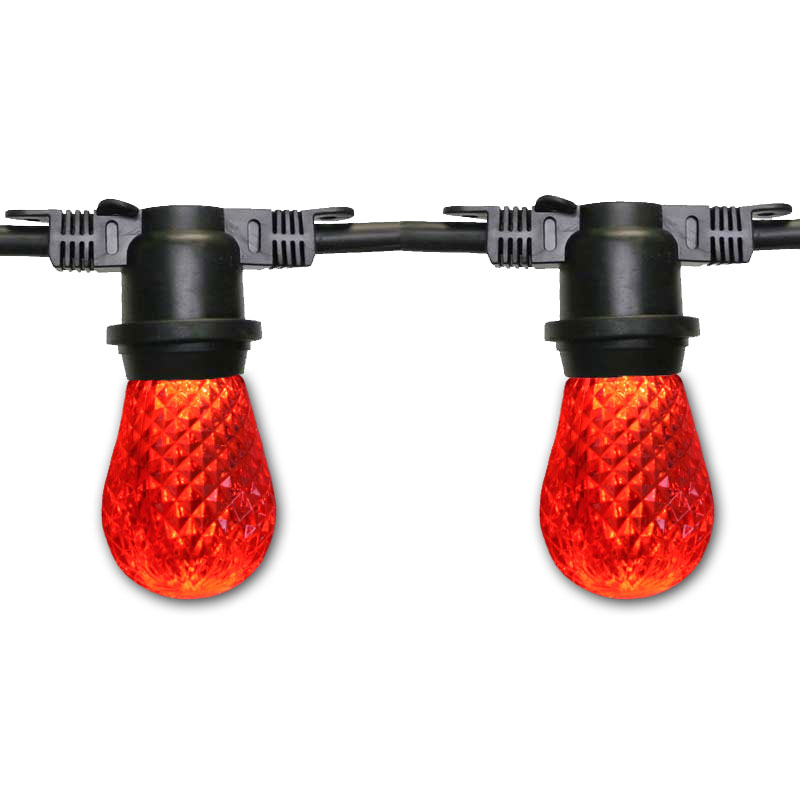 100' Red LED Commercial Light Strand Kit