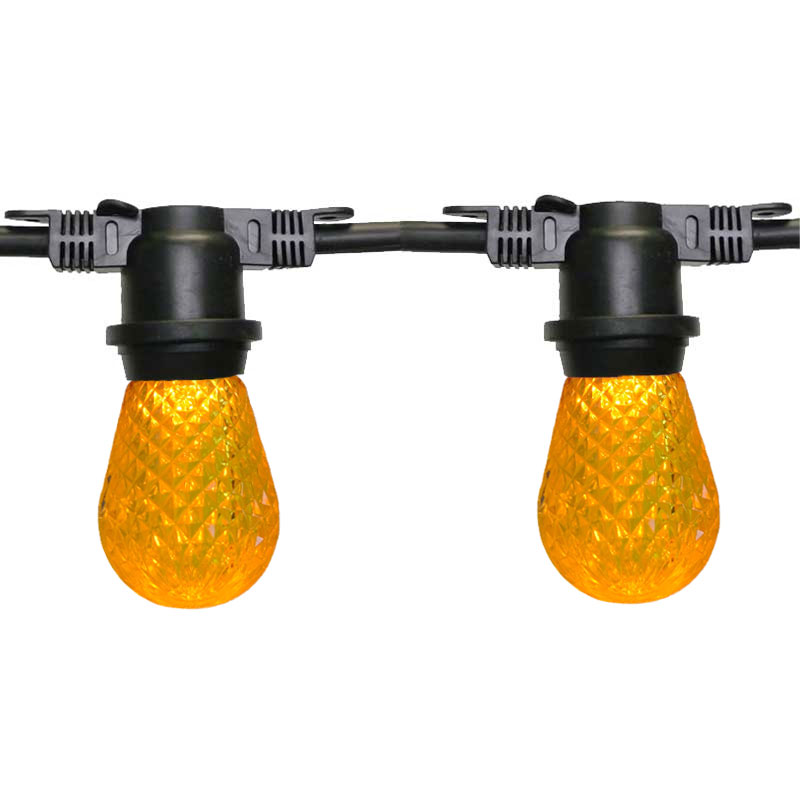 100' Yellow LED Commercial Light Strand Kit
