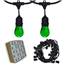 48' Suspended Lucky Green Commercial String Light Kit