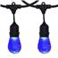 330' Blue LED Commercial Heavy-Duty String Light Kit - Suspended