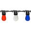 48' Patriotic Red, White & Blue Linear Light String Strand Kit