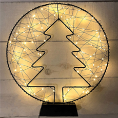 Micro LED Metal Tree Black Frame/Classic Warm Lights KM487034