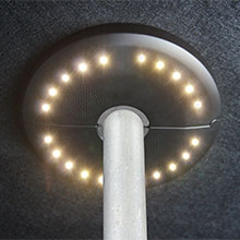 Led Remote Controlled Lights Music Umbrella Light Bluetooth Speaker Led Multi Color Pic Mumb1