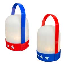 Patriotic Lanterns - Set of 2
