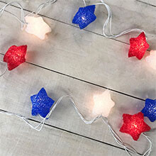 Autumn Leaf Party String Lights