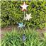 Americana Mirror Star Stake Light - Solar