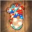 Patriotic Gnome Shimmer Window Decoration