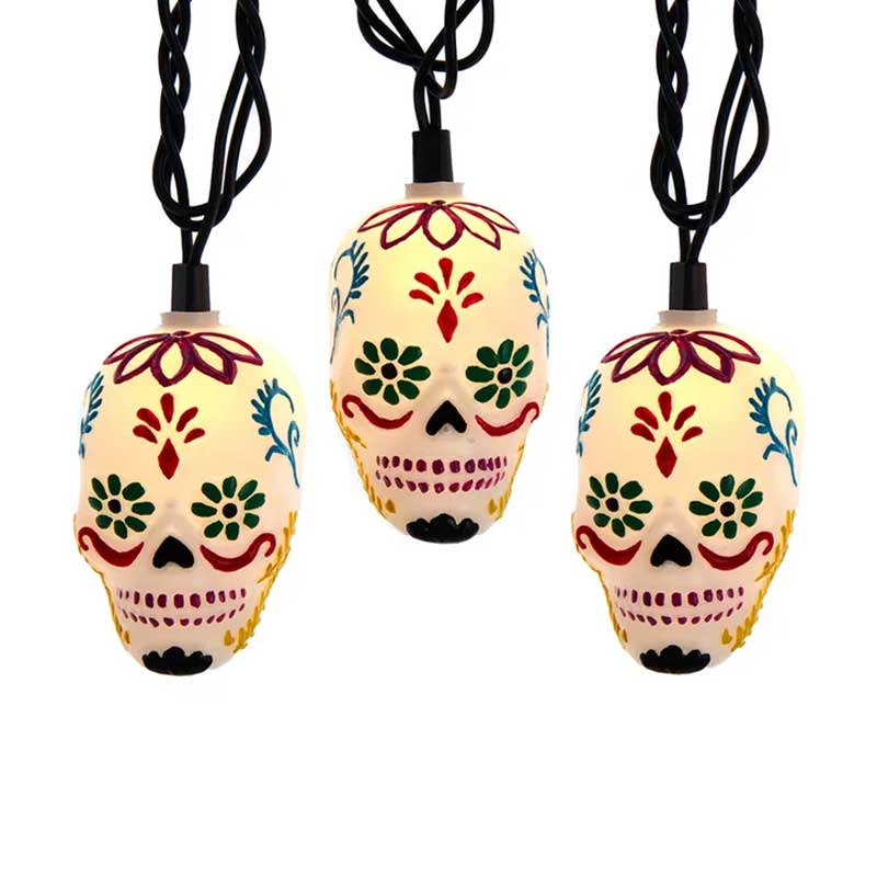 Day of the Dead Skull Light Set  HW1878
