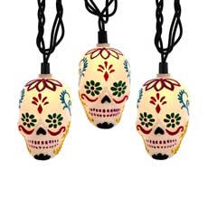 Day of the Dead Skull Light Set  HW1878