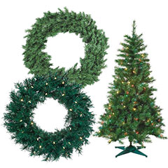 Holiday Trees & Wreaths