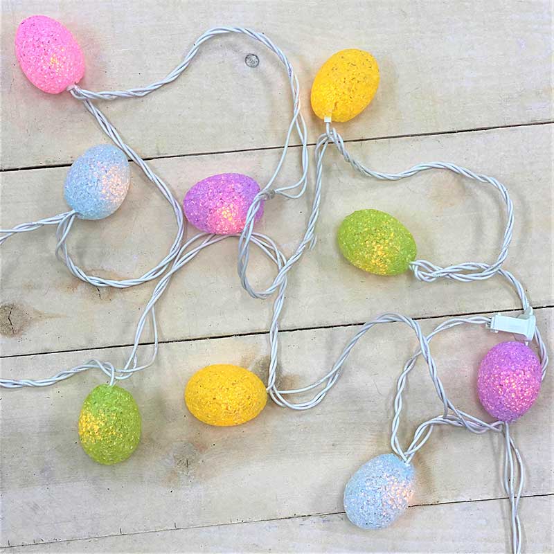 None Brand Easter Bunny String Lights Easter Led Lights Outdoor Garden  Party Decoration Battery