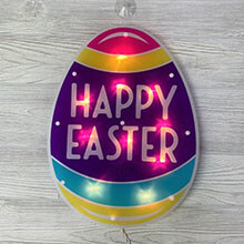 Happy Easter Shimmer Wall Art PD-39567