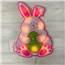 Bunny with Egg Shimmer Wall Art PD-39611