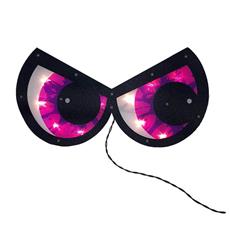 Halloween Purple Eye Shimmer Window Décor Copy PD-82376