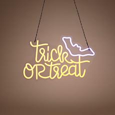 Electric Neon Trick-Or-Treat Window Light Copy GC2793340