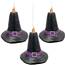 (3) Lighted Hanging Witch Hats with Remote Control Copy GC2696490